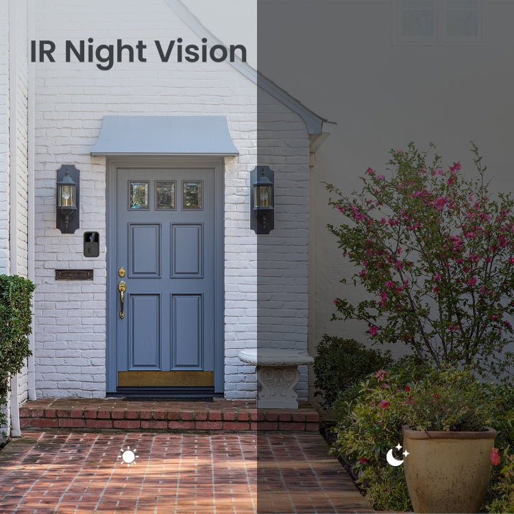 ML19 90 Degree Wide Angle Wireless Smart Video Doorbell, ML19 ML19 90 Degree Wide Angle Wireless Smart Video Doorbell, ML19